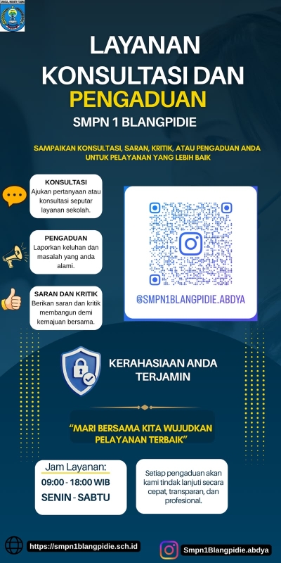 Telah Hadir! Ruang Pengaduan di SMPN 1 Blangpidie, Inovasi Baru Tingkatkan Pelayanan kepada Wali Siswa